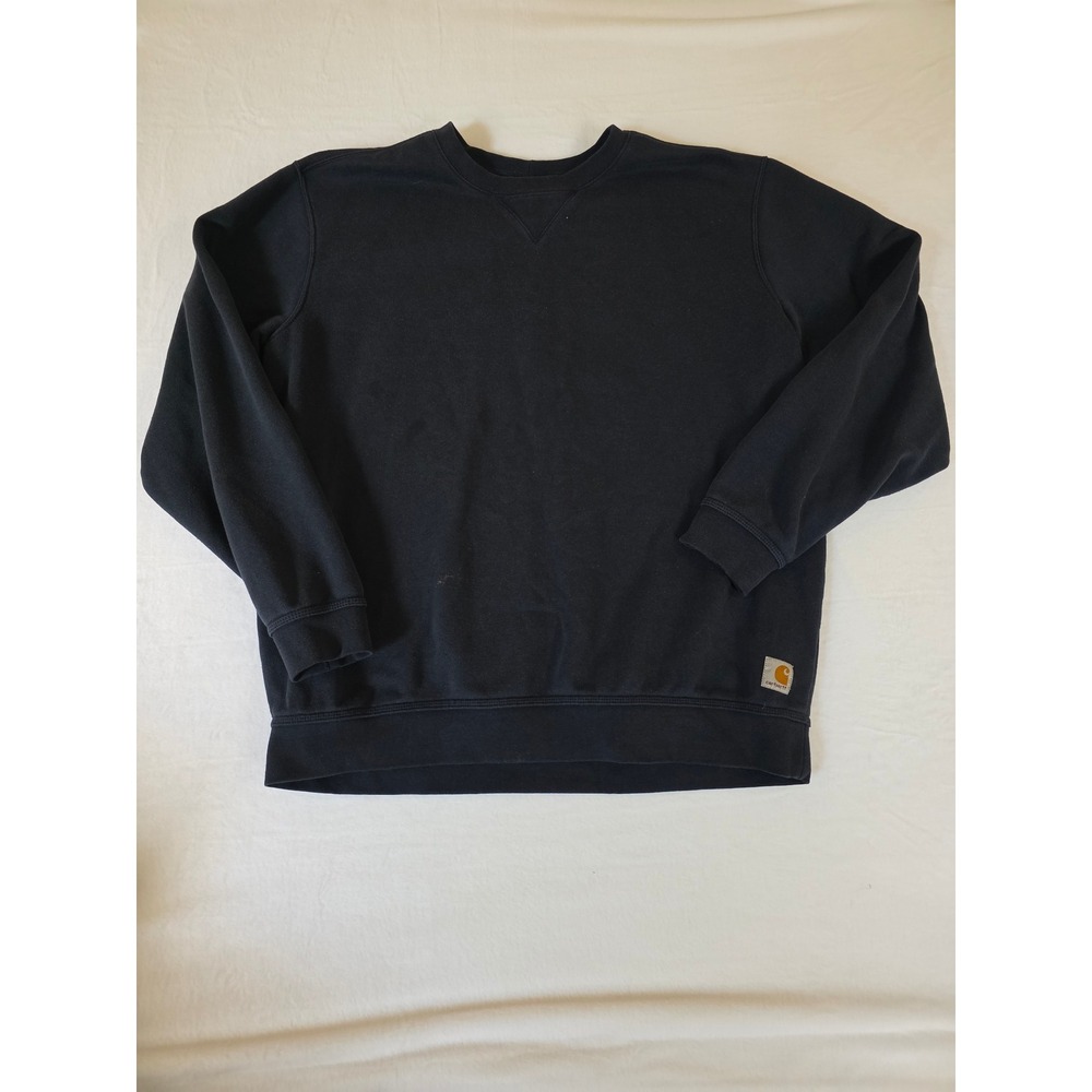Carhartt Sweatshirt Original Fit K124 Crewneck Midweight XL Navy Utility